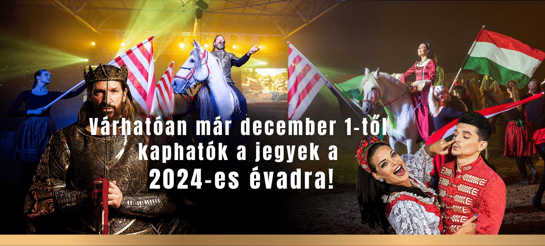 Hamarosan (várhatóan december 1-től) kaphatóak a jegyek a 2024-es évadra.